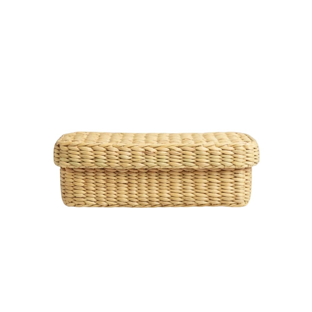 Kauna Basket with Lid: Eco-Friendly Storage Solution 002